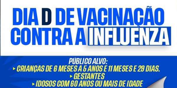 Caiçara do Norte promove Dia D de vacinação contra a Influenza e reforça proteção da população