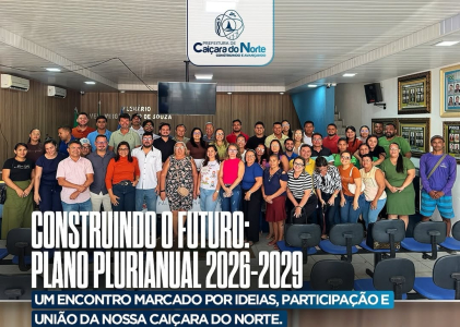 Construindo o futuro: plano plurianual 2026-2029