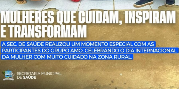 Encontro na Zona Rural promove saúde, autocuidado e valorização das mulheres em Caiçara do Norte