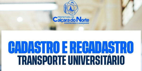 Transporte Universitário: cadastro e recadastro seguem abertos até 13 de agosto  Outras opções: